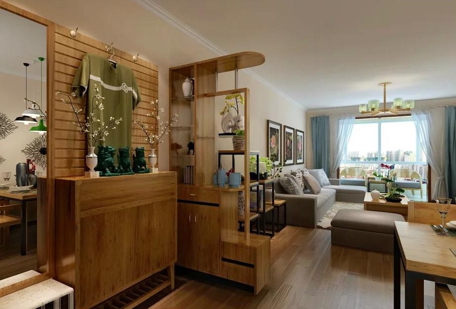 榮華北經(jīng)城127平簡中風(fēng)格設(shè)計(jì)方案