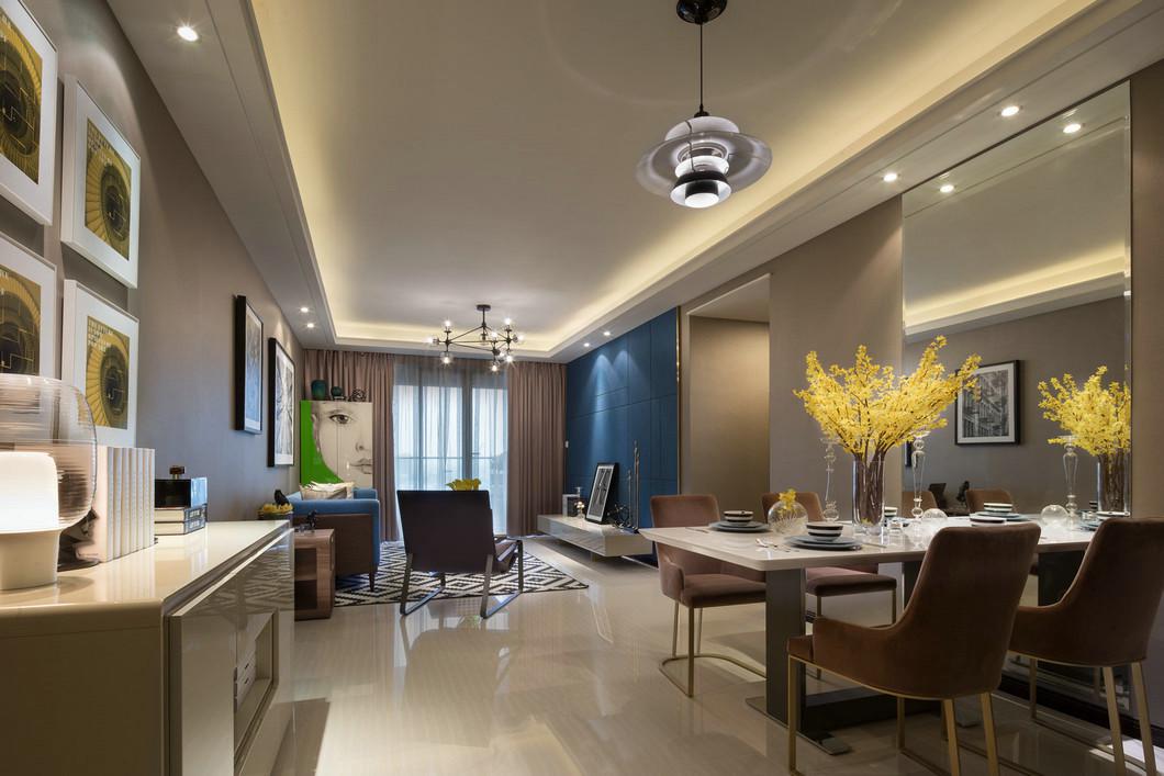 曲江龍邸100平現(xiàn)代簡約風(fēng)格設(shè)計方案