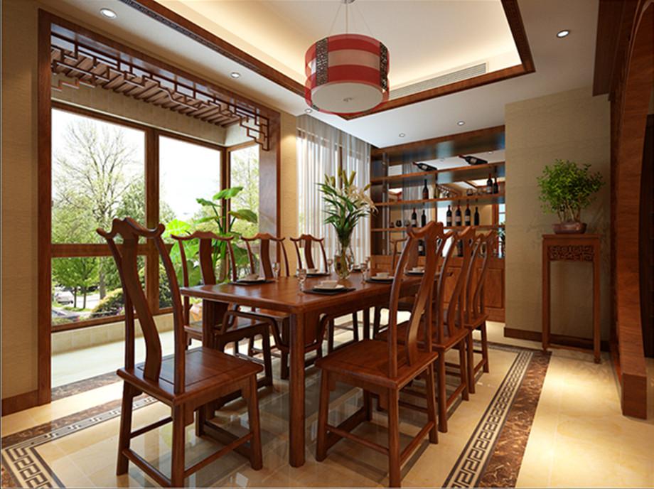 紅楓林180平新中式風(fēng)格設(shè)計(jì)方案