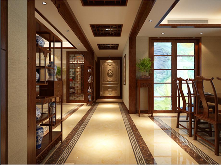 紅楓林180平新中式風(fēng)格設(shè)計(jì)方案