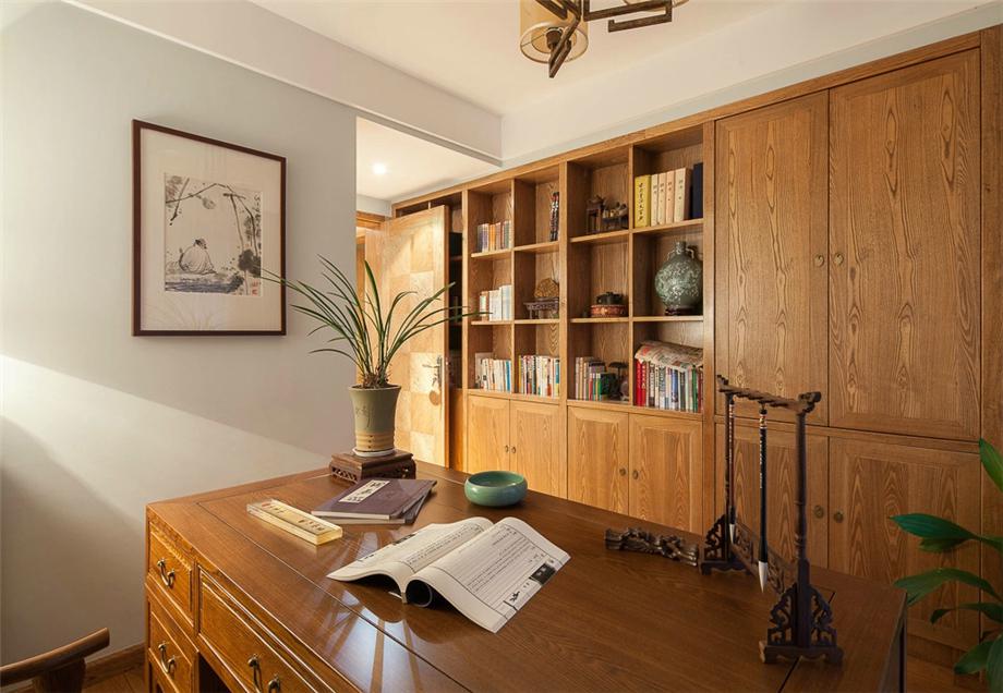 陜核家屬樓141平新中式風(fēng)格設(shè)計方案