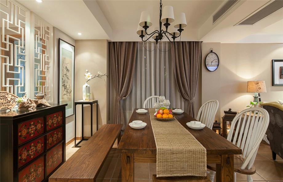 陜核家屬樓141平新中式風(fēng)格設(shè)計方案