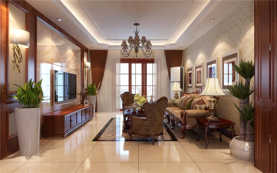 西電小區(qū)140平簡歐風(fēng)格設(shè)計(jì)方案