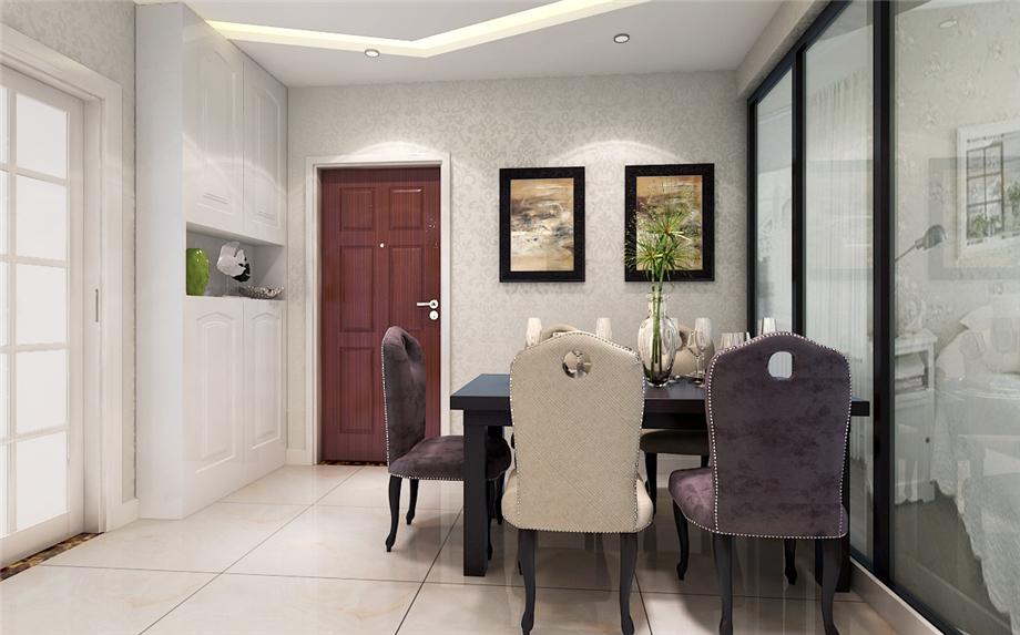 陽光新理城90平簡歐風(fēng)格設(shè)計(jì)方案