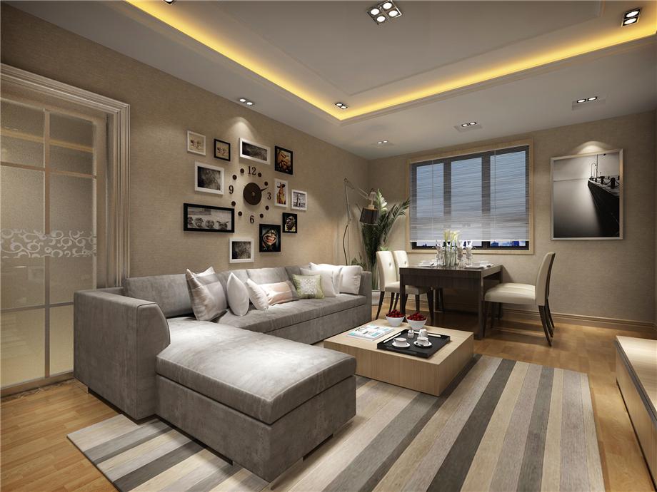 建邦華庭102平簡(jiǎn)約風(fēng)格設(shè)計(jì)方案