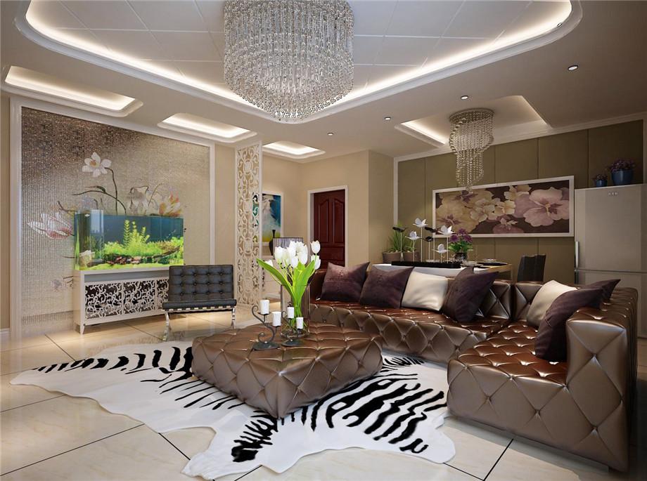 曲江明珠120平簡歐風格設計方案