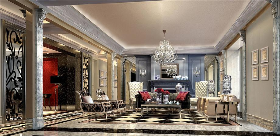 曲江觀山悅142平歐式風(fēng)格設(shè)計方案