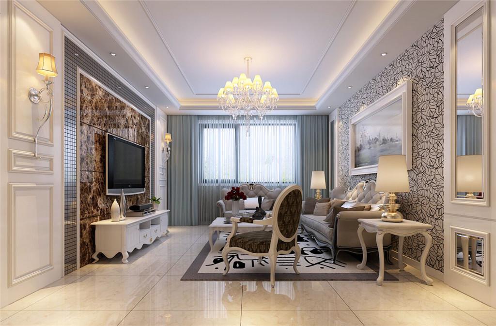 西安鼎正中央領(lǐng)域171平簡(jiǎn)歐風(fēng)格設(shè)計(jì)方案