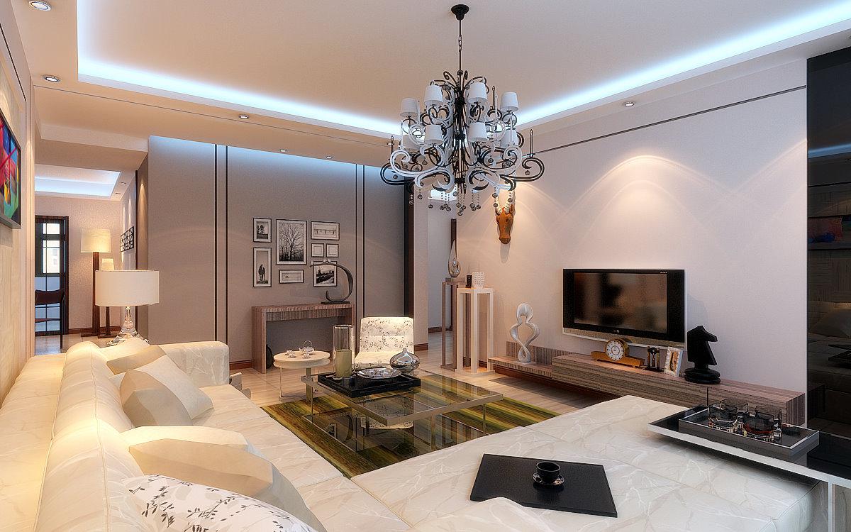 楓葉新家園130平現(xiàn)代簡(jiǎn)約風(fēng)格設(shè)計(jì)方案