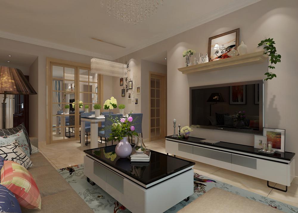 宏府鹍翔九天86平簡約三居室設(shè)計(jì)方案