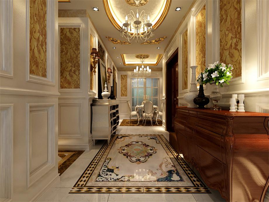 曲江紫汀苑150平米歐式風格設計方案
