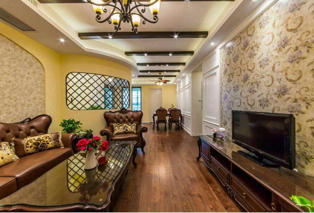 白樺林間160平地中海風(fēng)格設(shè)計(jì)方案