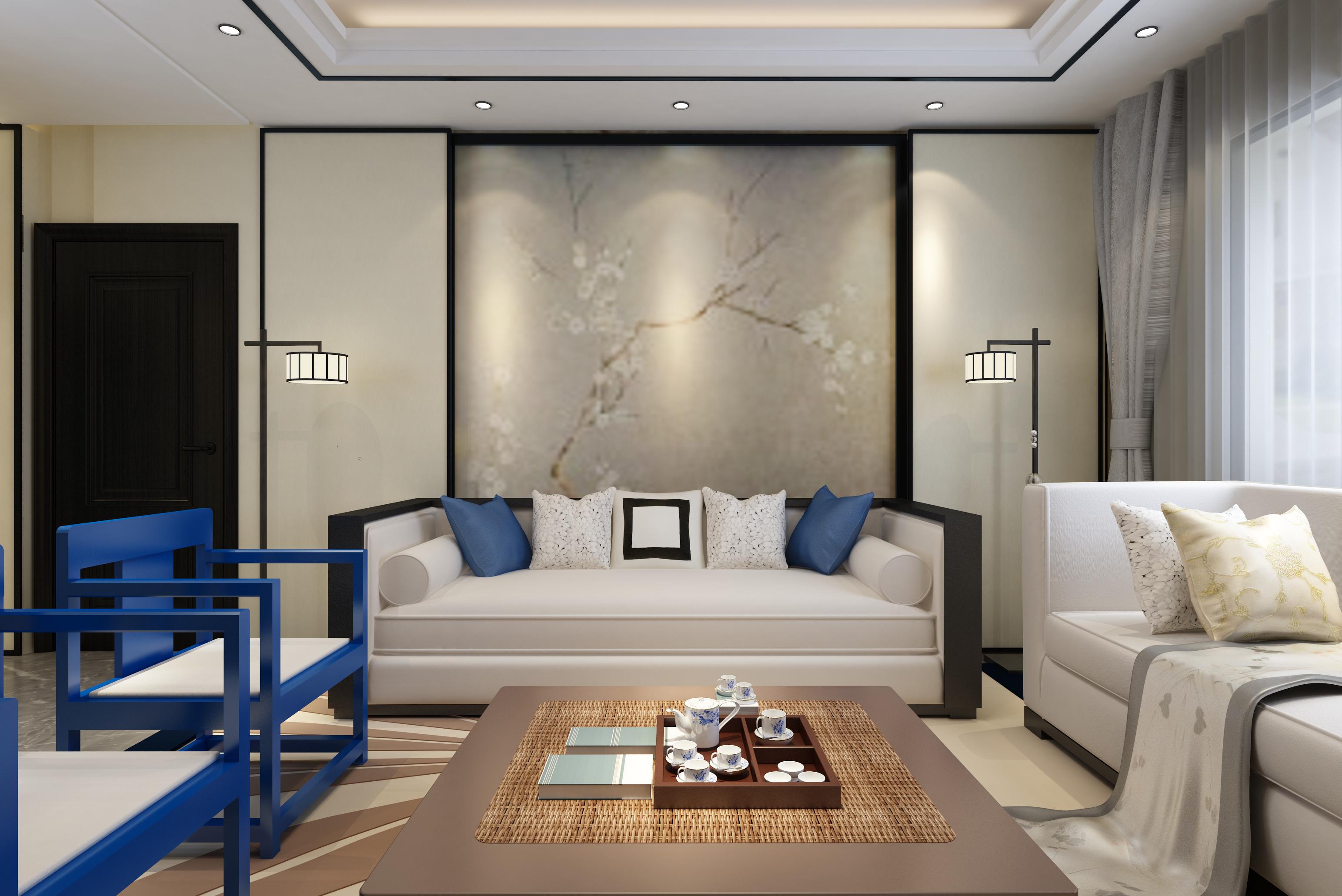 金水灣159平中式風格設計方案