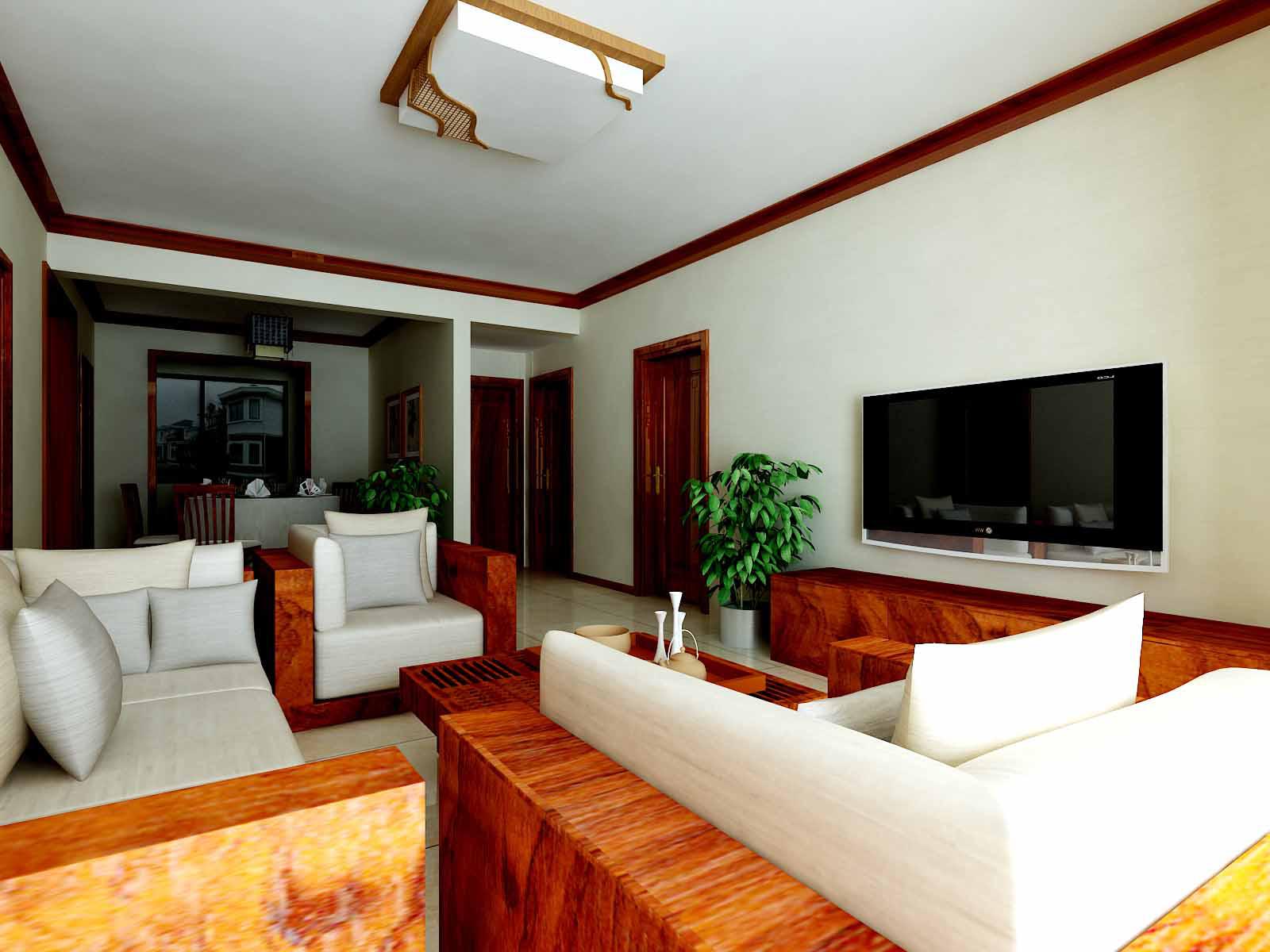 臨潼瑞麟君府180平新中式風格設(shè)計方案