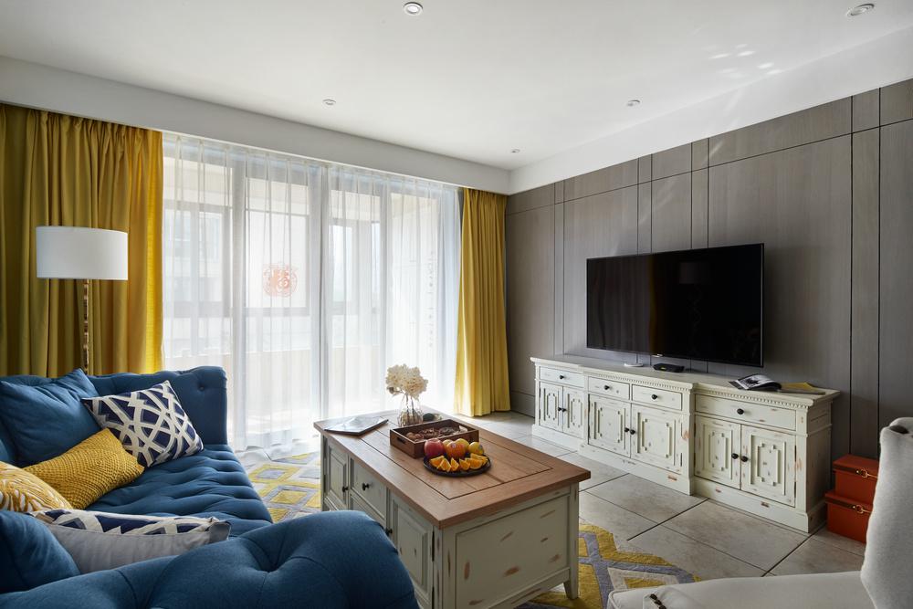 金輝天鵝灣118平混搭美式風(fēng)格設(shè)計(jì)方案