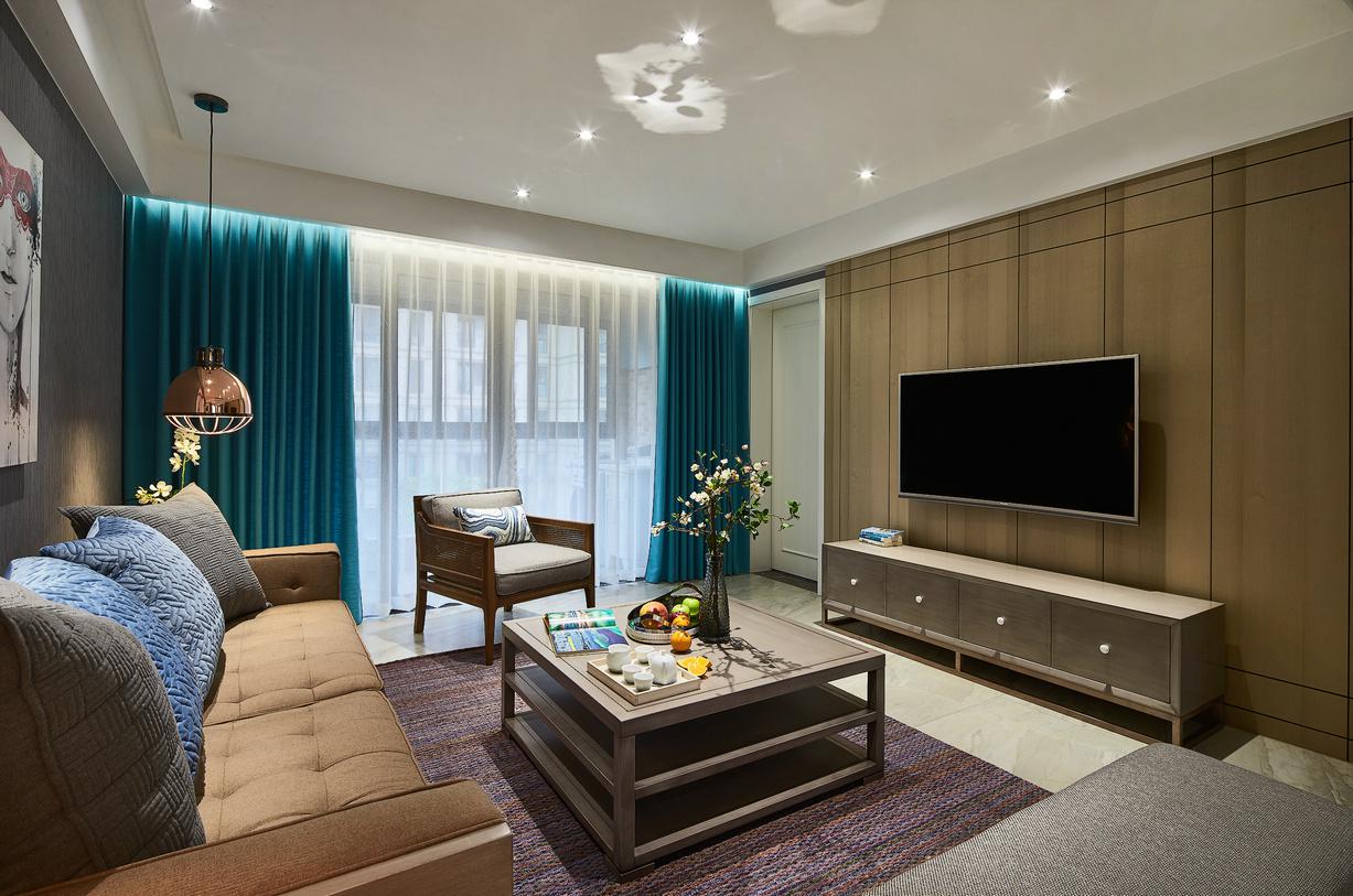 融僑城140平簡約式混搭風(fēng)格設(shè)計方案