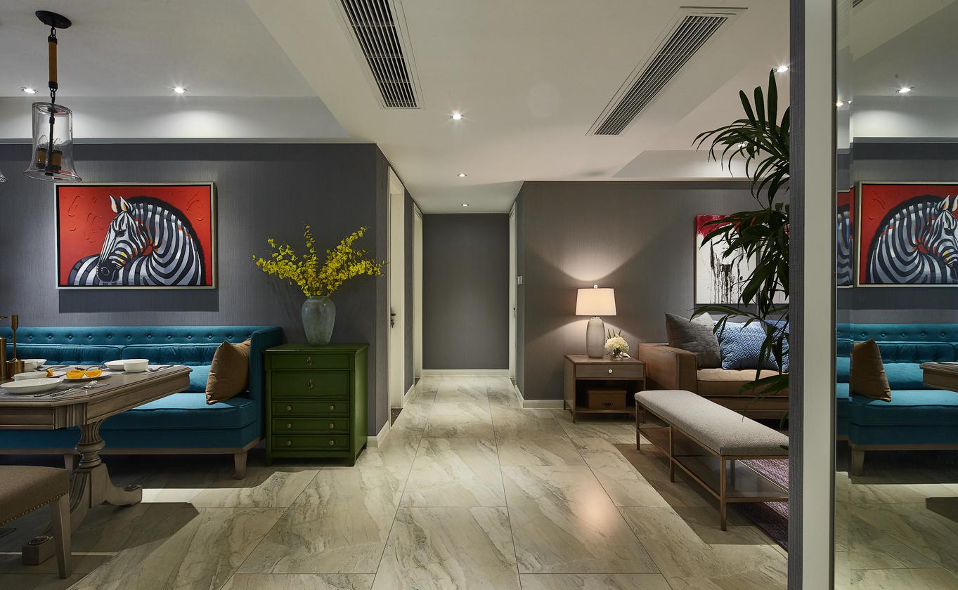 融僑城140平簡約式混搭風(fēng)格設(shè)計方案