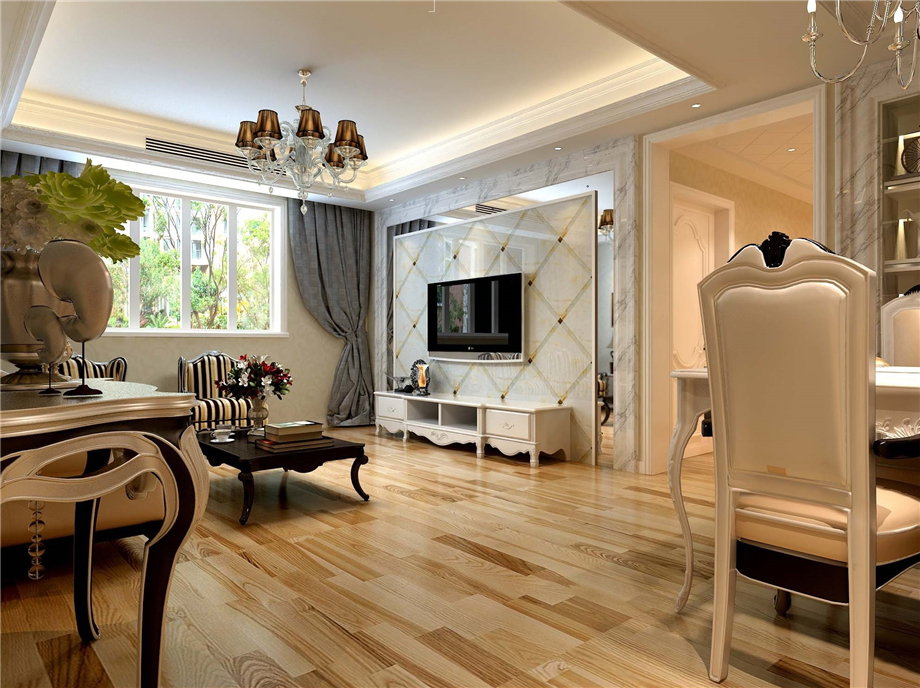 上和城104平簡(jiǎn)歐風(fēng)格設(shè)計(jì)方案