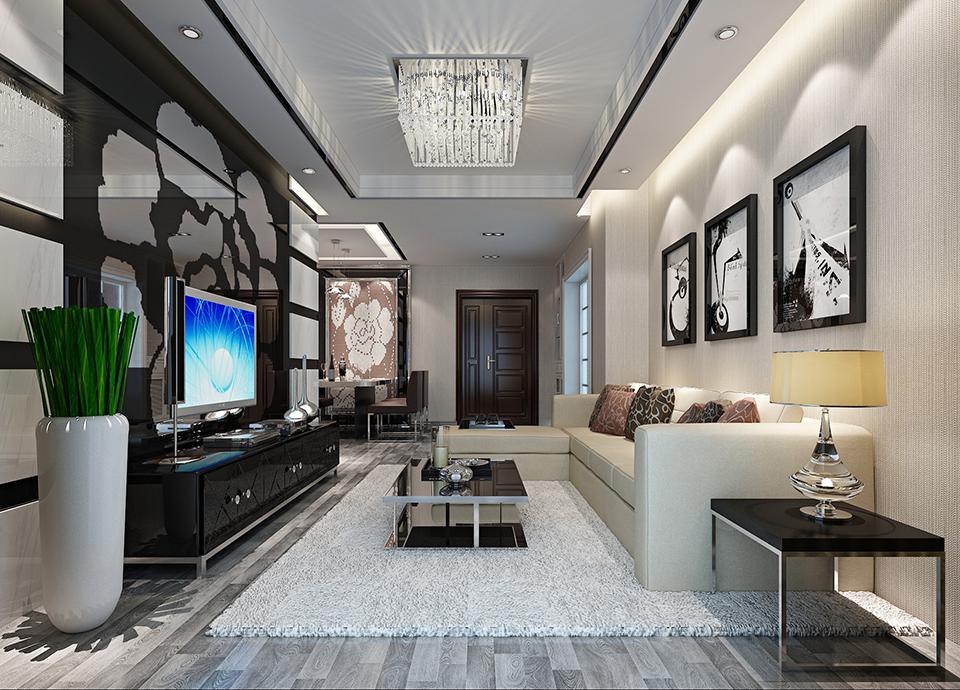 長(zhǎng)興園湖曲100平米現(xiàn)代風(fēng)格設(shè)計(jì)方案