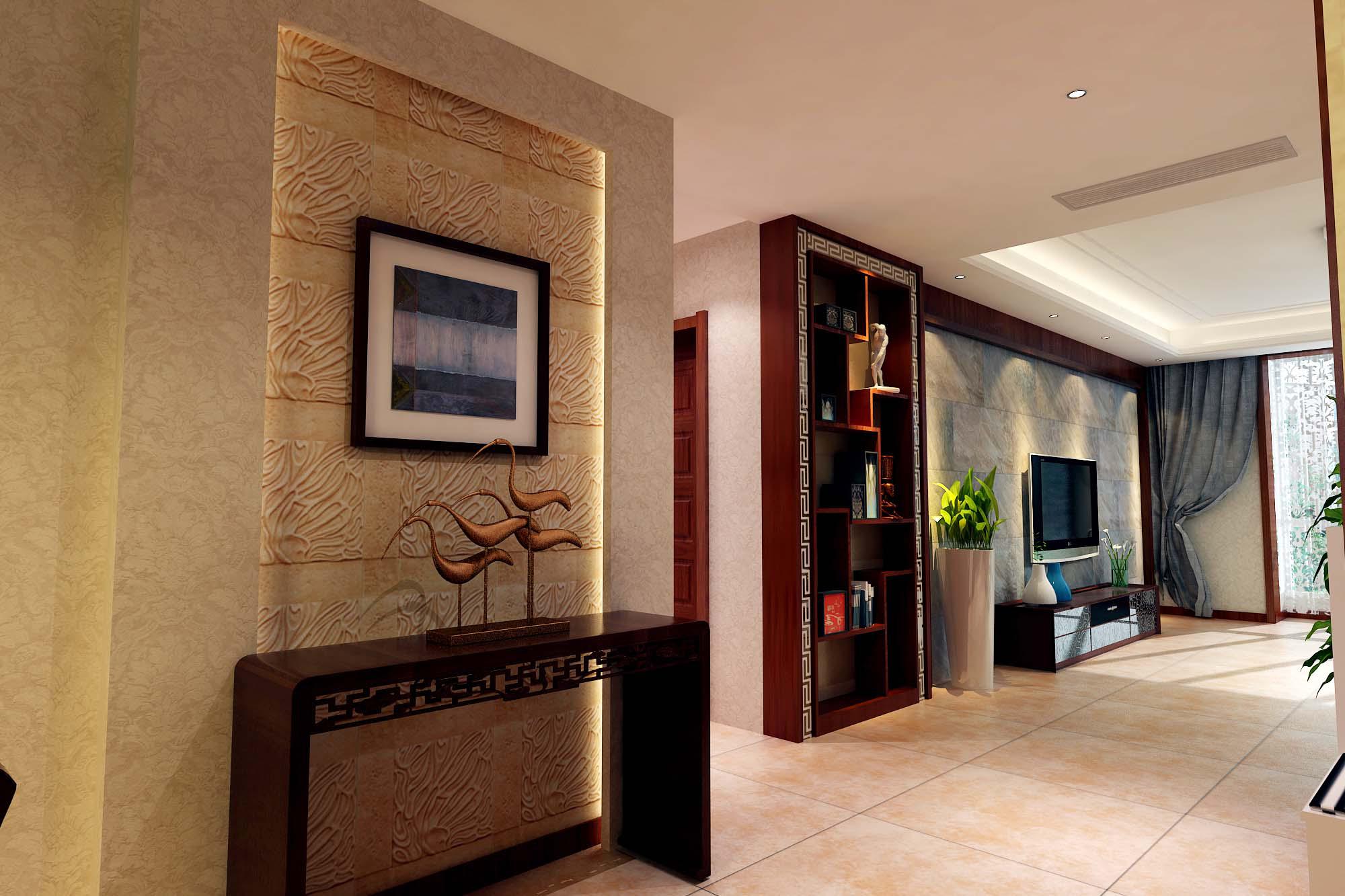 延長石油家屬院140平中式風格設計方案