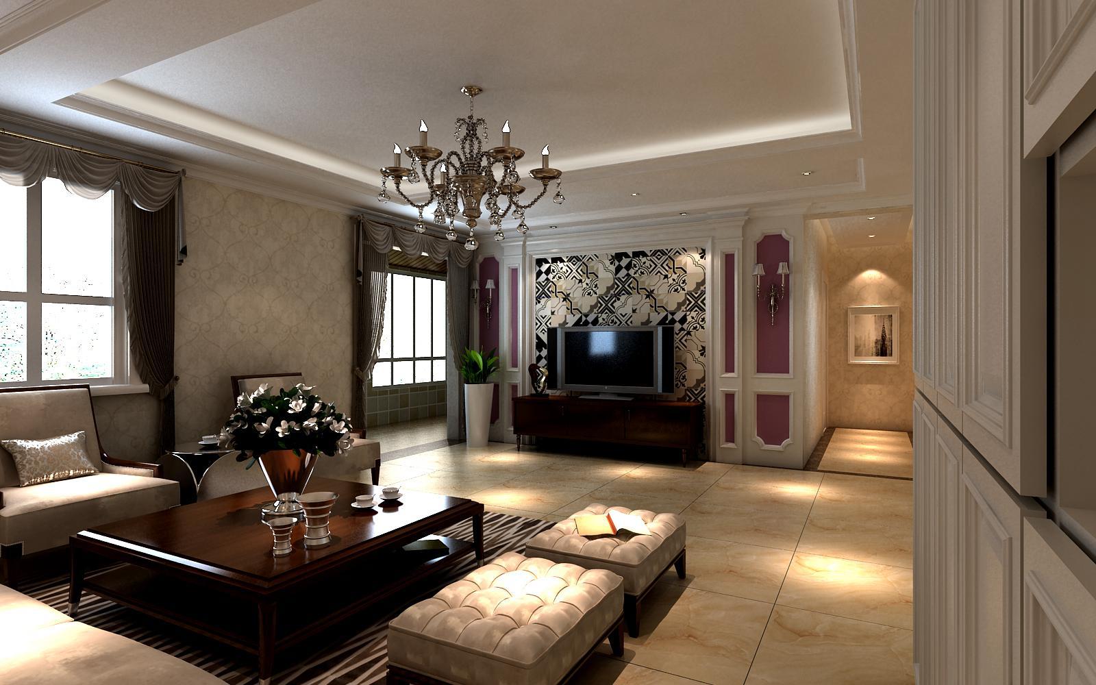 海德堡142平歐式風(fēng)格設(shè)計方案