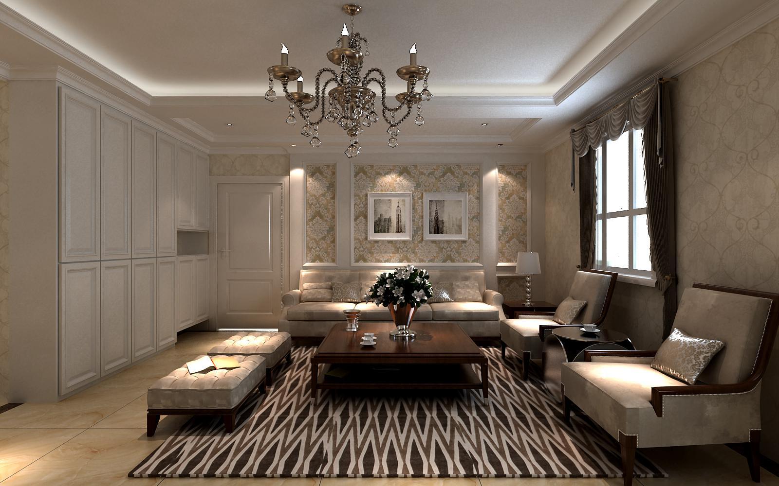 海德堡142平歐式風(fēng)格設(shè)計方案