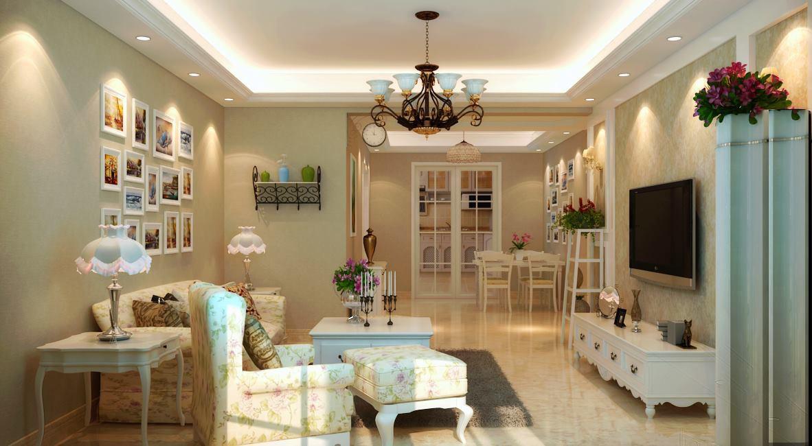 文景觀園140平韓式田園風格設(shè)計方案