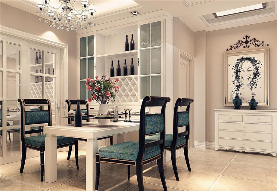 長樂坊122平簡歐風格設計方案