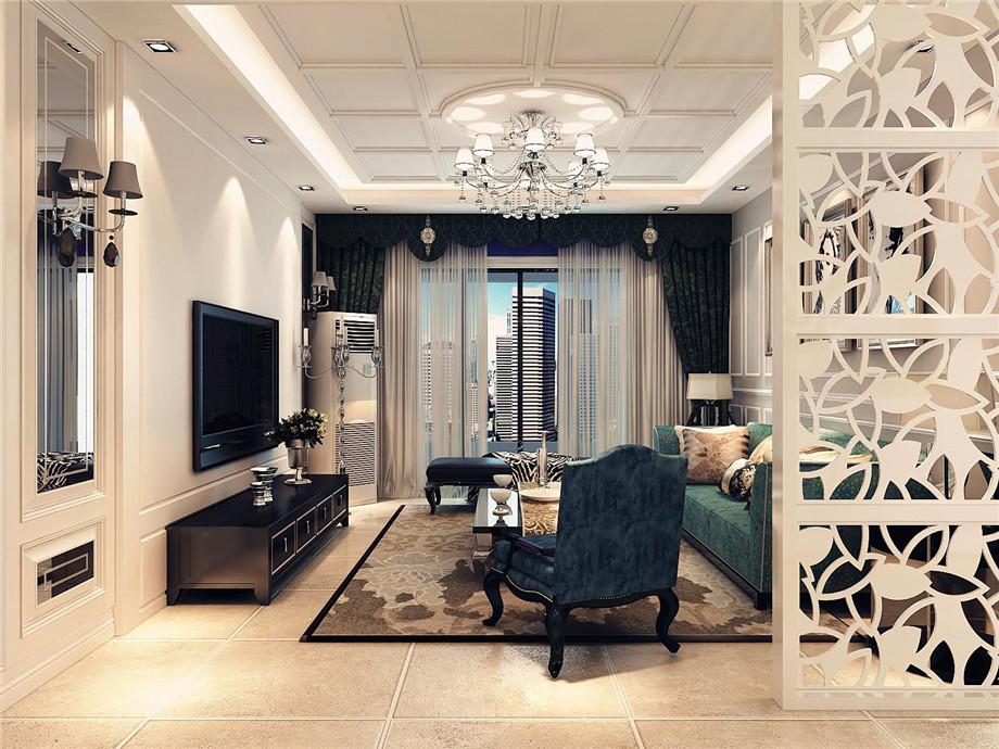 長樂坊122平簡歐風格設計方案