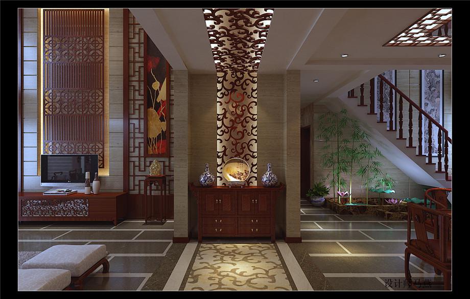 九錦臺400平中式風格設(shè)計方案