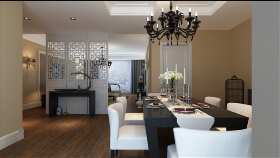 金地芙蓉世家140平混搭歐式風(fēng)格設(shè)計(jì)方案