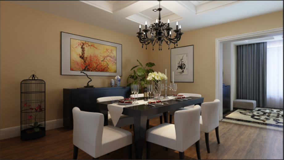 金地芙蓉世家140平混搭歐式風(fēng)格設(shè)計(jì)方案