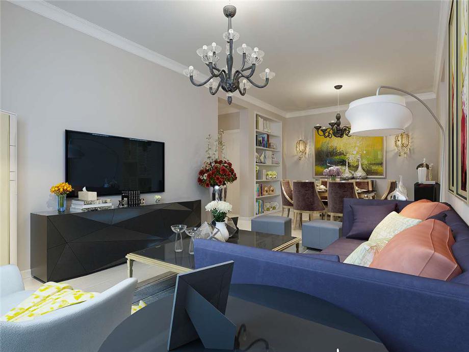 紫薇東進101平現(xiàn)代簡約風格設(shè)計方案