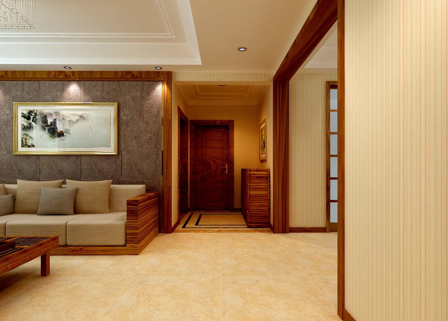 紫薇東進(jìn)111平米新中式風(fēng)格設(shè)計(jì)方案