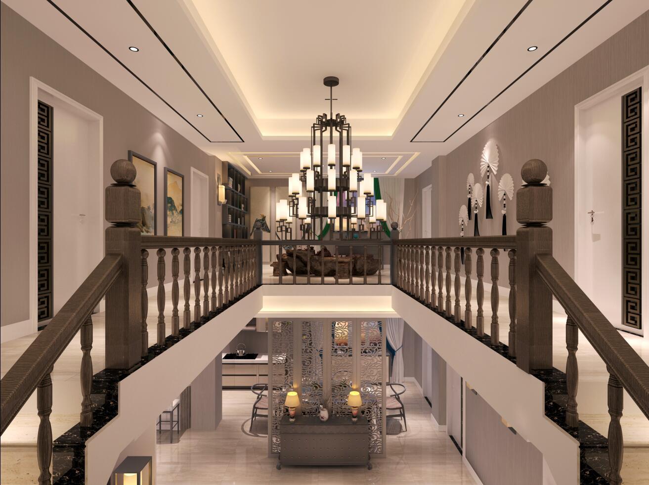 龍湖花千樹205平新中式風(fēng)格設(shè)計