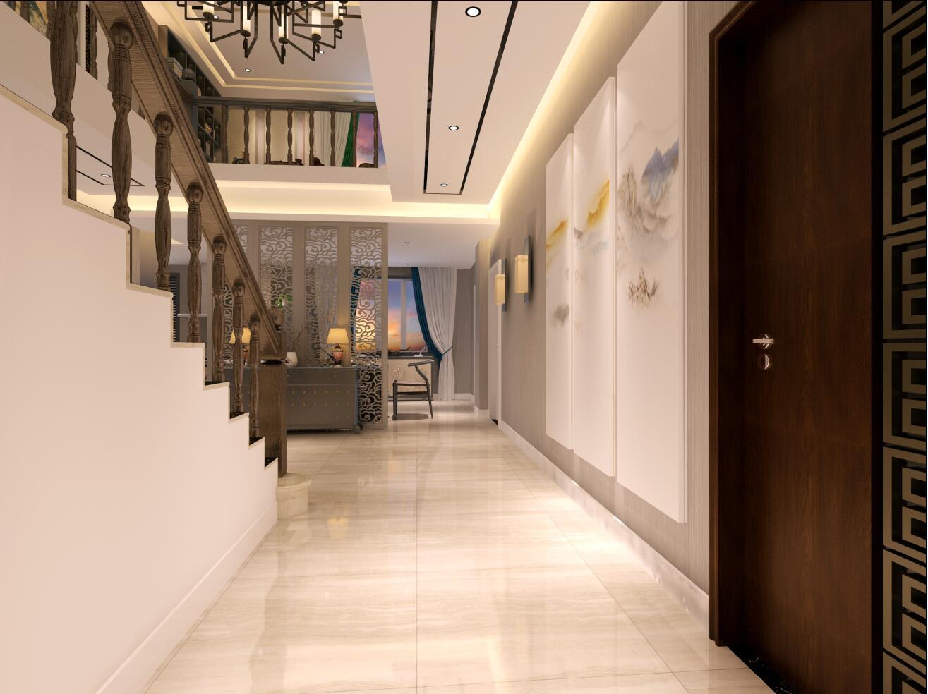 龍湖花千樹205平新中式風(fēng)格設(shè)計