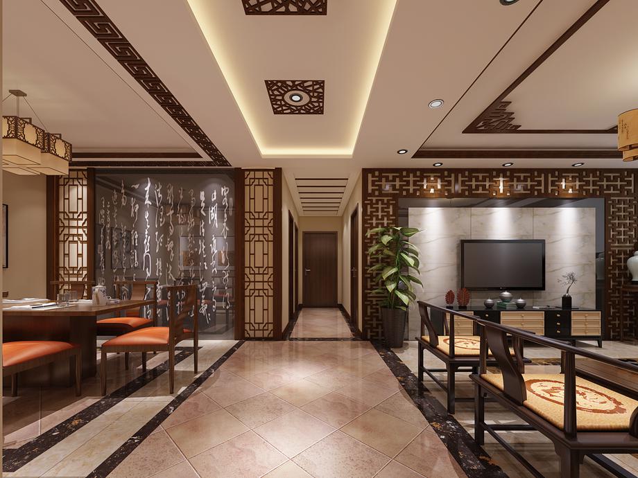 銘城110平新中式風(fēng)格設(shè)計(jì)方案