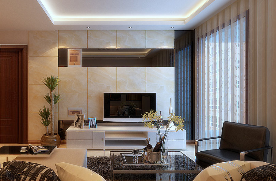 國(guó)金華府小區(qū)/104.5平米/現(xiàn)代簡(jiǎn)約