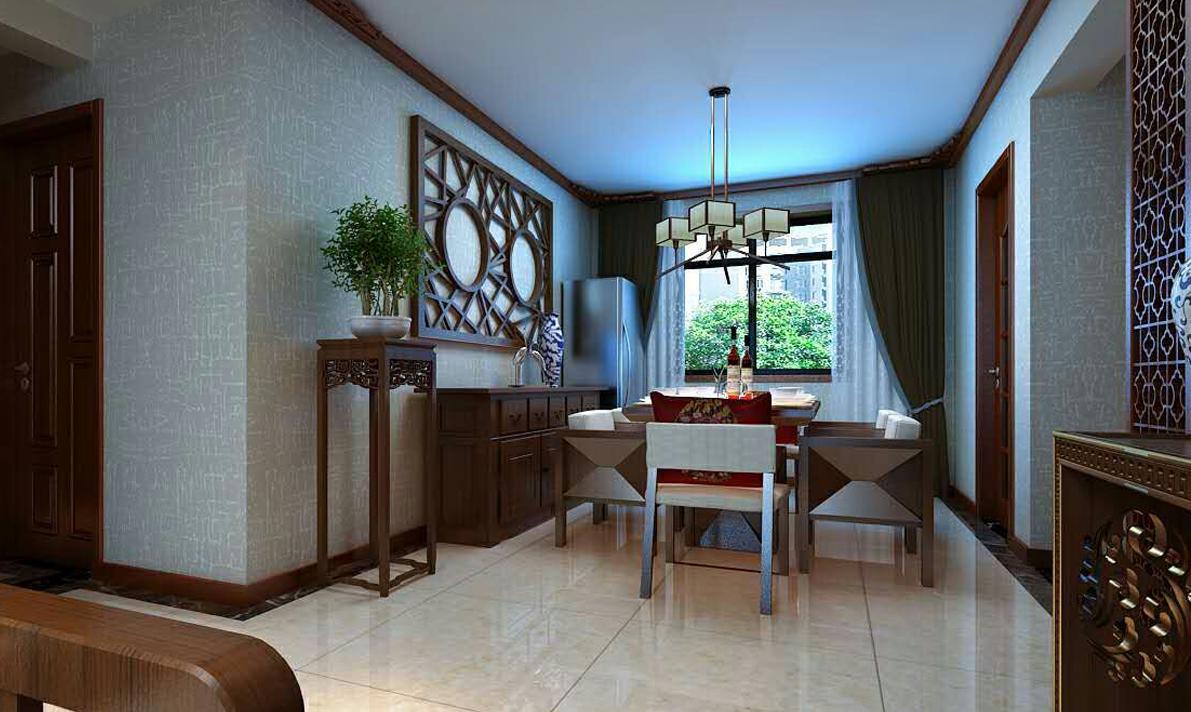 海倫國際小區(qū)/122平米/新中式