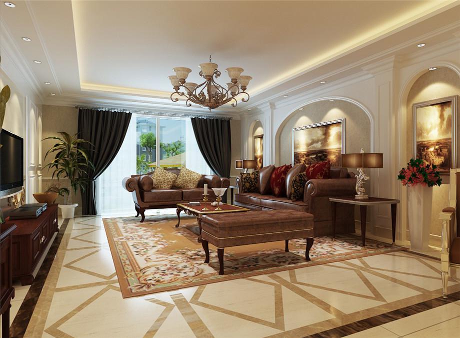 萊安逸輝220平方歐式風(fēng)格設(shè)計方案