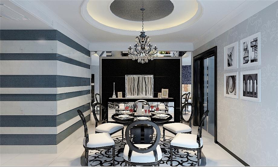 九錦臺180平新古典風(fēng)格設(shè)計方案