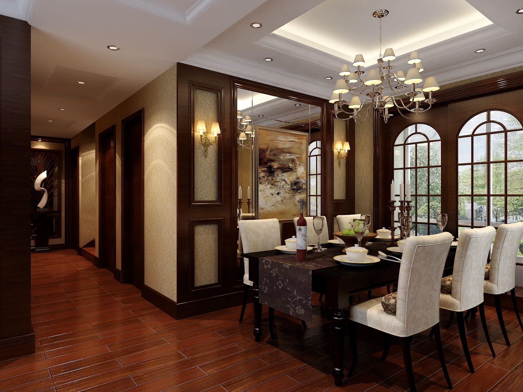 曲江6號(hào)/160平米/現(xiàn)代美式風(fēng)格