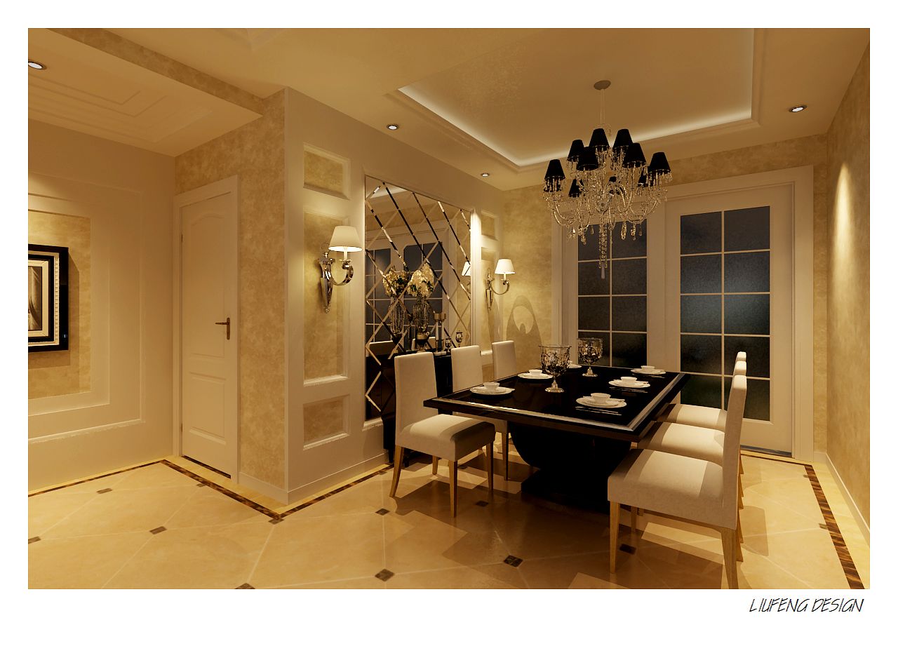 華清學府城/160平米/歐式設(shè)計