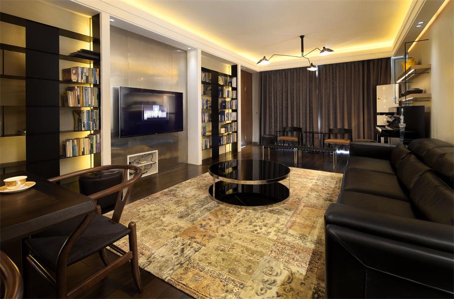 交大家屬院130平現(xiàn)代簡約風格設(shè)計方案