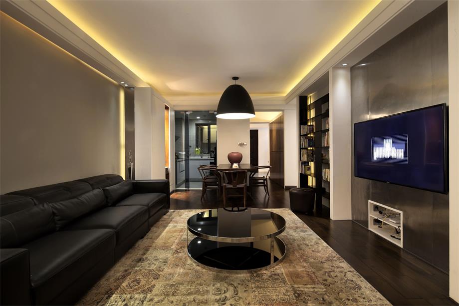 交大家屬院130平現(xiàn)代簡約風格設(shè)計方案