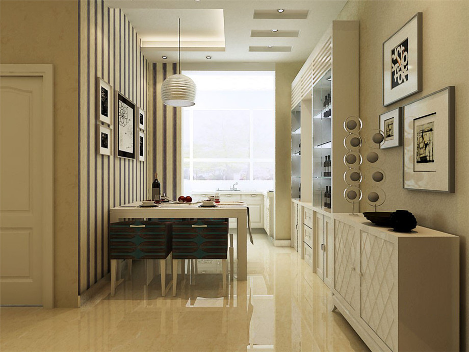 西域港灣90平簡約風格設計方案