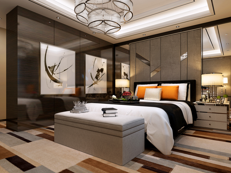 紫薇田園都市160平現(xiàn)代簡(jiǎn)約風(fēng)格設(shè)計(jì)方案