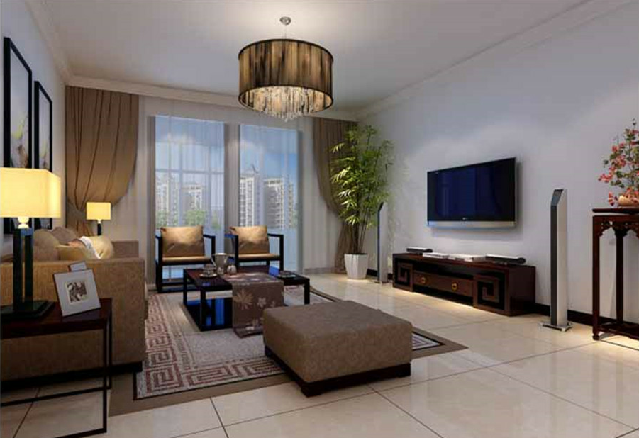 航天佳苑156平中式風(fēng)格設(shè)計(jì)方案