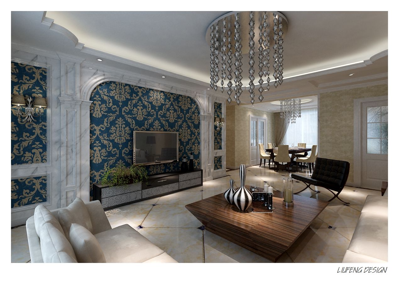 融僑城226平歐式風(fēng)格設(shè)計(jì)方案