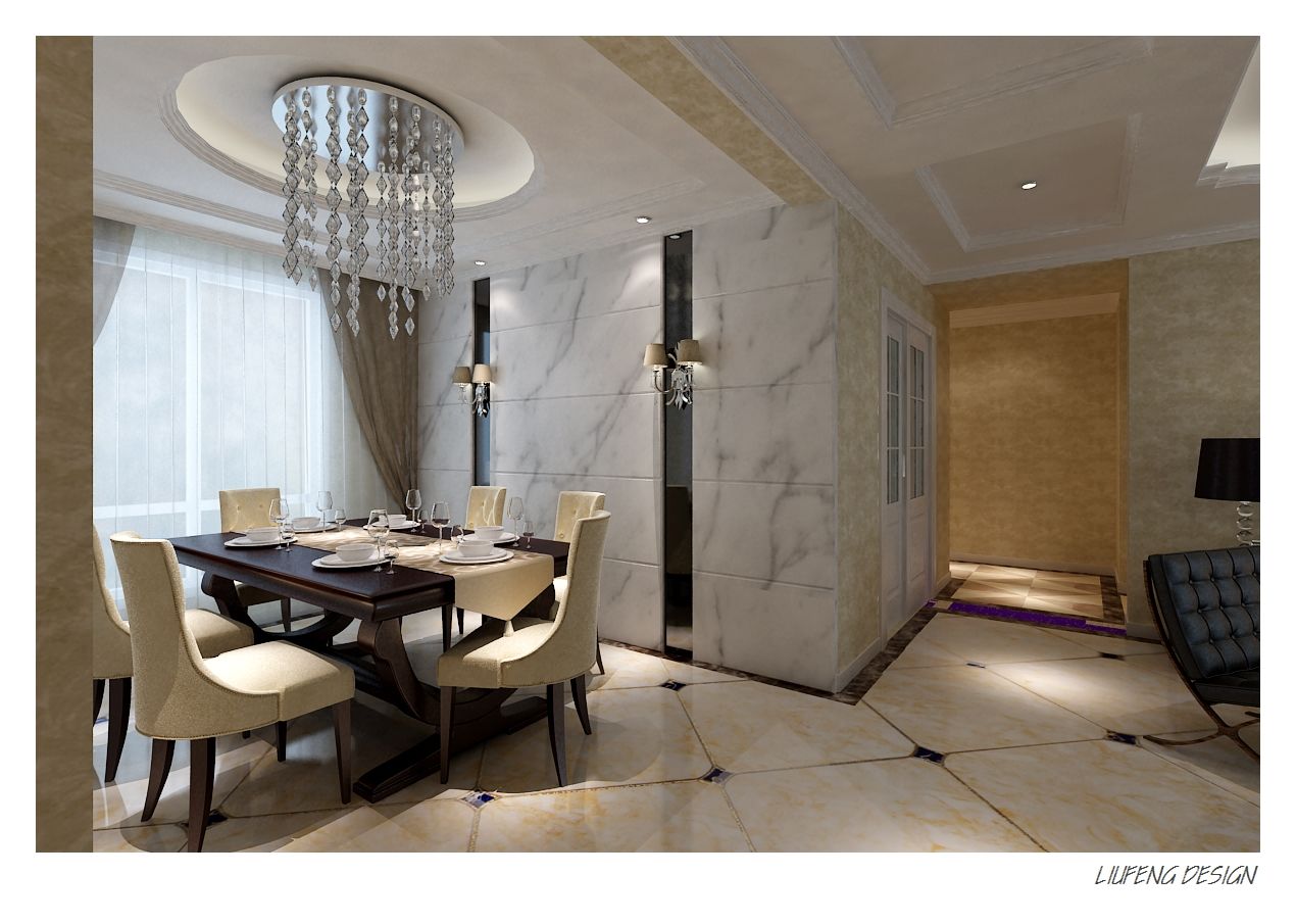 融僑城226平歐式風(fēng)格設(shè)計(jì)方案